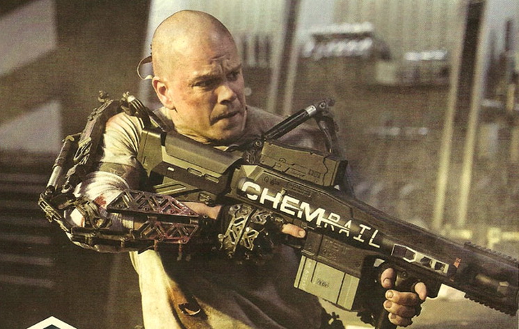 First photo released of Matt Damon in Elysium