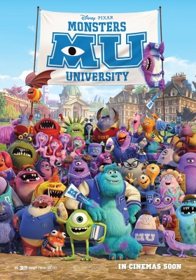 Disney Pixar releases new Monsters University poster