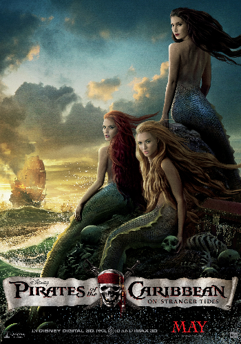 Pirates 4: new poster gets all fish-sexy