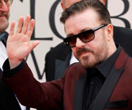 Ricky Gervais tones it down for the 2012 Globes