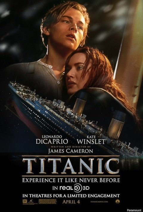 New poster for Titanic gives away the ending