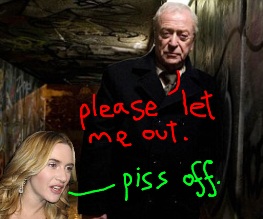 Kate Winslet fails to save Michael Caine from disused theatre attic