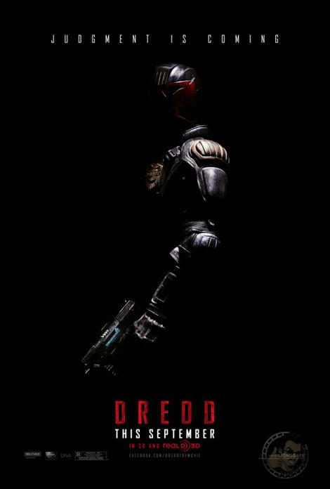 First poster for Judge Dredd now online