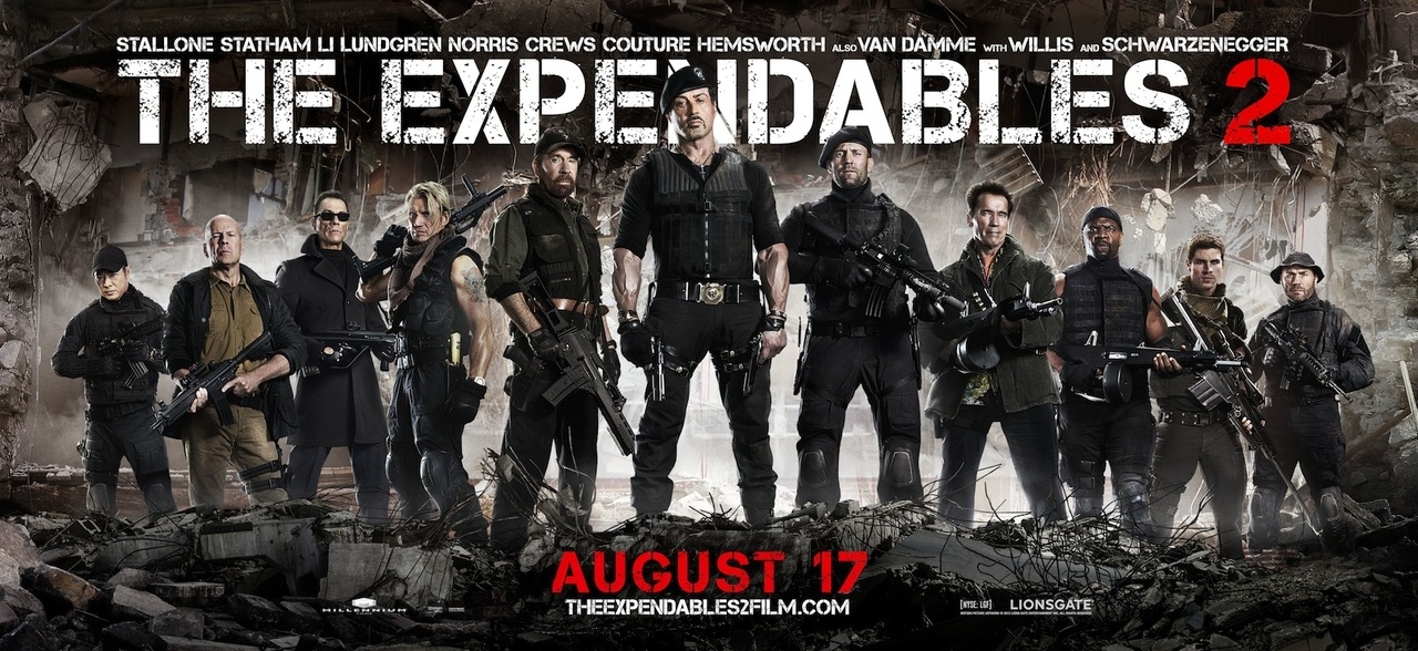 Expendables 2 is not only a real film, but has a poster