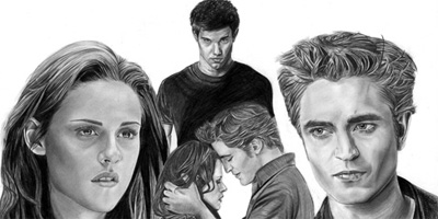 drawings of twilight cast