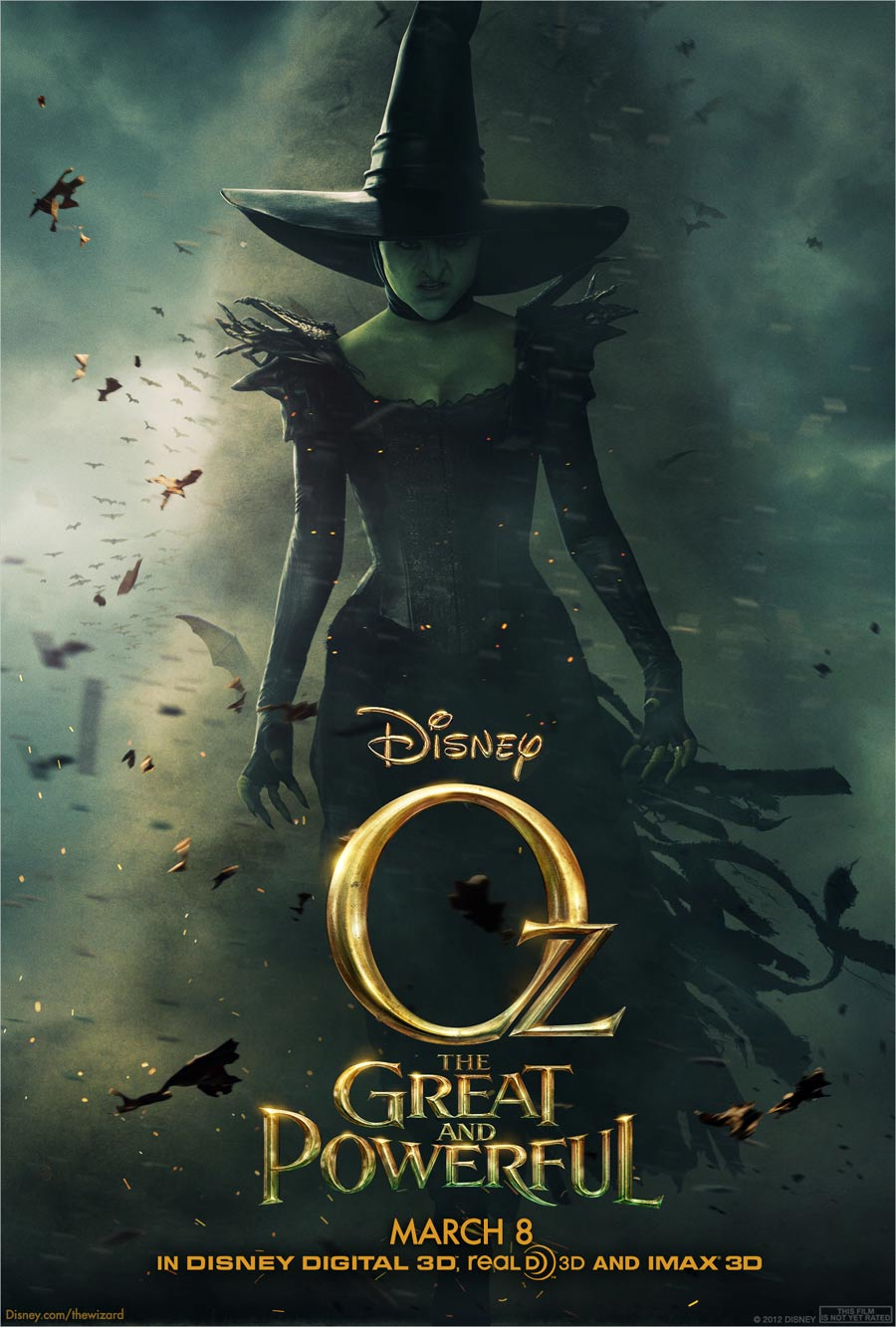 Oz: The Great and Powerful poster is a little intimidating