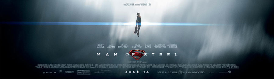 Man of Steel gets new banner poster